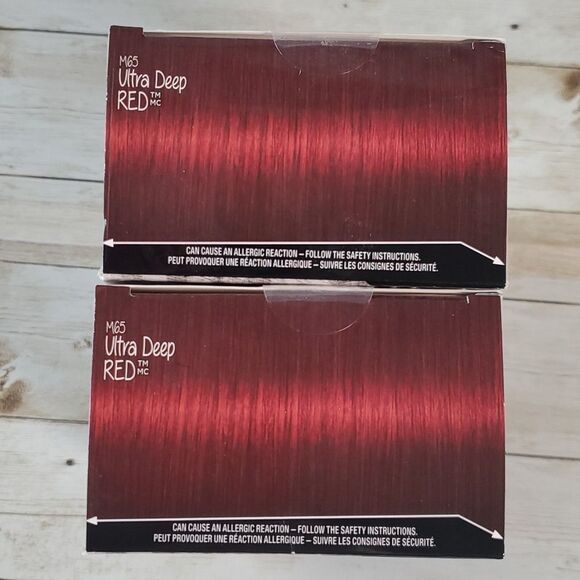 NEW‎ 2 Schwartzkopf göt 2b M65 Ultra Deep Red Metallics Boxes Permanent Hair Dye - Picture 5 of 6